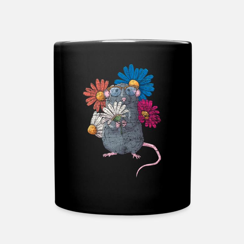 Rat rodents - Full Colour Mug - black
