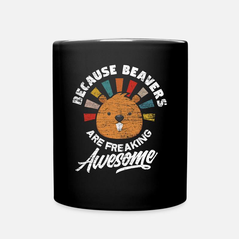Biber - Tasse einfarbig - Schwarz
