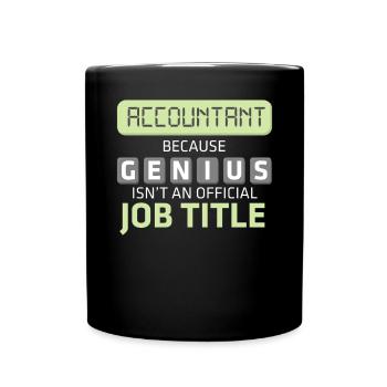 Comptable Comptable Conseiller fiscal - Mug uni - noir - Devant