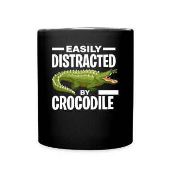 crocodile - Mug uni - noir - Devant