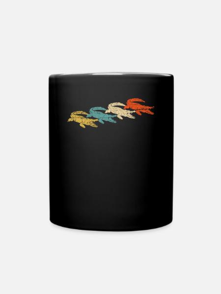 crocodile - Mug uni - noir