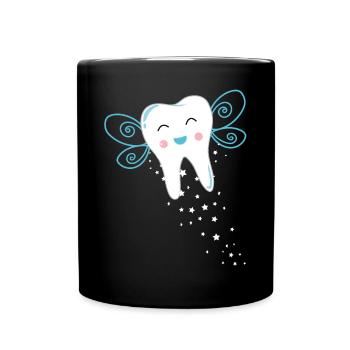 Assistante dentaire Cadeau Petite souris Pour dames - Mug uni - noir - Devant