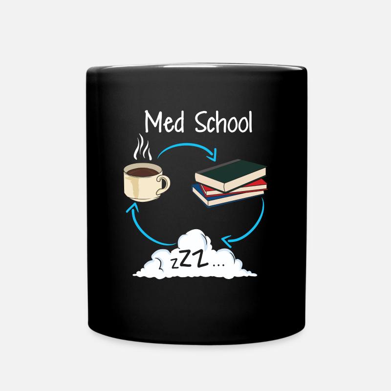 Studente di medicina studente di medicina che studia regalo - Tazza monocolore - nero