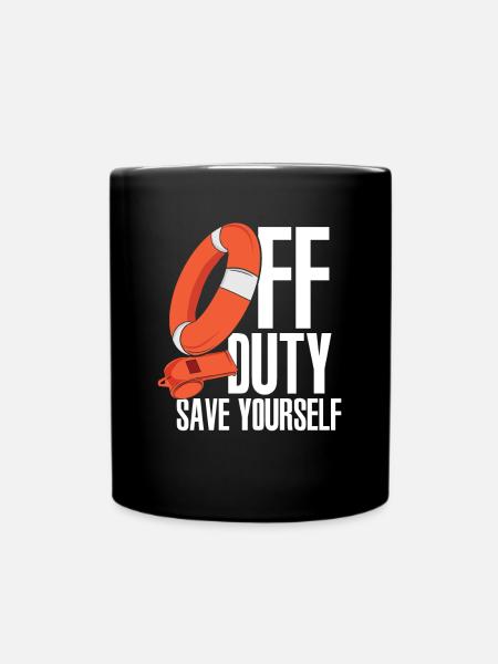 Cadeau de sauveteur sauveteur - Mug uni - noir