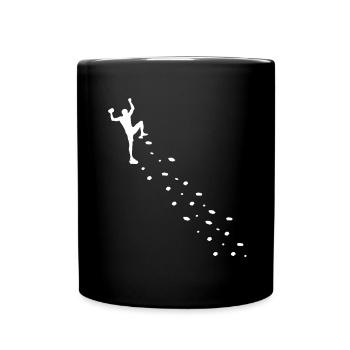 Escalade de bloc - Mug uni - noir - Devant