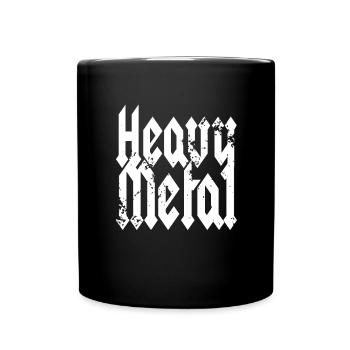 Lettrage de musique heavy metal Metalhead Festival - Mug uni - noir - Devant