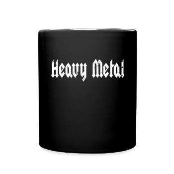 Lettrage de musique heavy metal Metalhead Festival - Mug uni - noir - Devant
