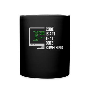 Cadeau de programmeur informatique - Mug uni - noir - Devant