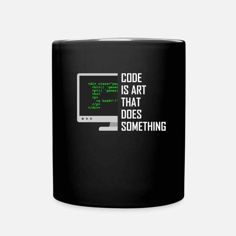 Informatiker Informatik Programmierer Geschenk - Tasse einfarbig - Schwarz