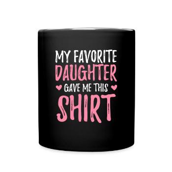 Maman et fille maman maman cadeau de fête des mères - Mug uni - noir - Devant