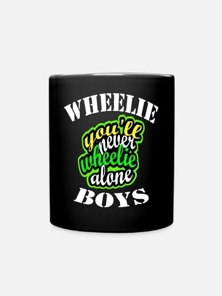 Wheelie - Full Colour Mug - black