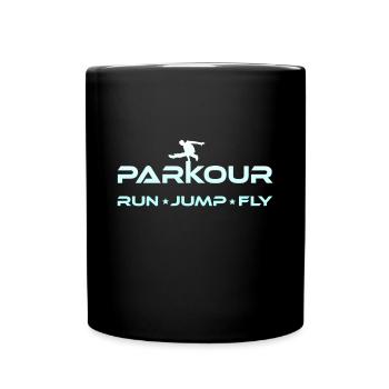 Parkour freerun - Mug uni - noir - Devant