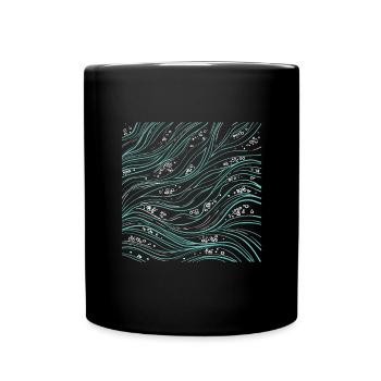 Ocean - Ocean Current Square - Mug uni - noir - Devant