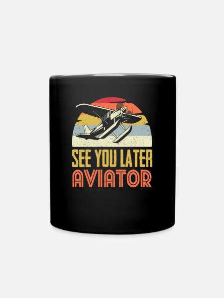 Aviation pilote - Mug uni - noir