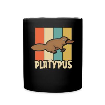 ornithorynque - Mug uni - noir - Devant