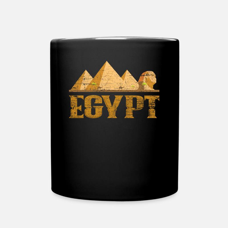 Ägypten Pyramiden - Tasse einfarbig - Schwarz