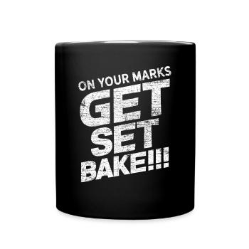 Bake pastries - Full Colour Mug - black - Front