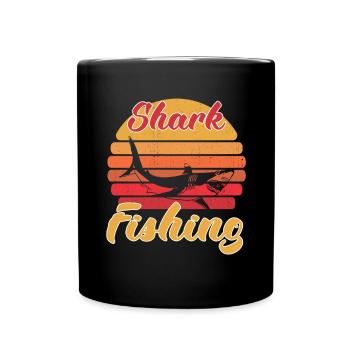 Shark Fishing - Mug uni - noir - Devant