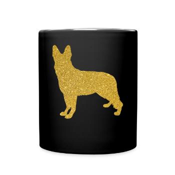 Propriétaire de chien berger allemand propriétaire propriétaire disant - Mug uni - noir - Devant