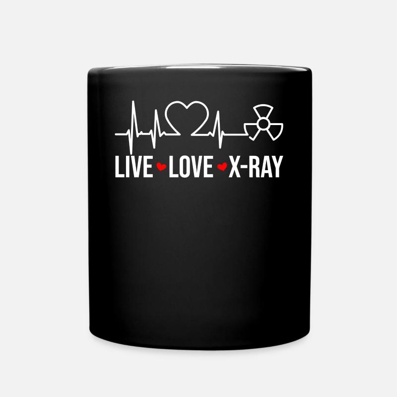 Technologie de radiologie technologue en rayons X - Live Love XRay - Mug uni - noir