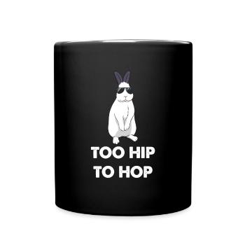 Too Hip To Cool Lapin Lapin Rengaine - Mug uni - noir - Devant