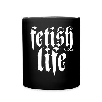 Fetisch Leben - Fetisch - Tasse einfarbig - Schwarz - Vorne