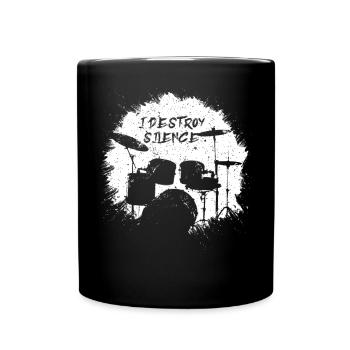 Tambour Batteur - Mug uni - noir - Devant