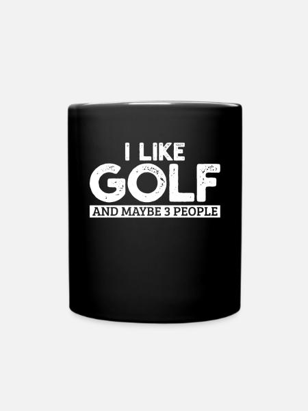 Golf Golfspieler Golfer - Mug uni - noir