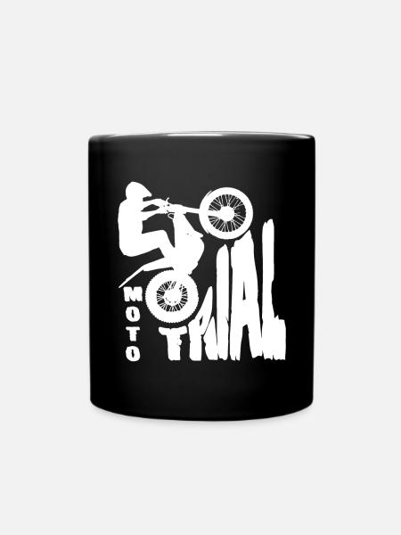 Moto Trial - Trial Bike - Motorcycle Motocross - Mug uni - noir
