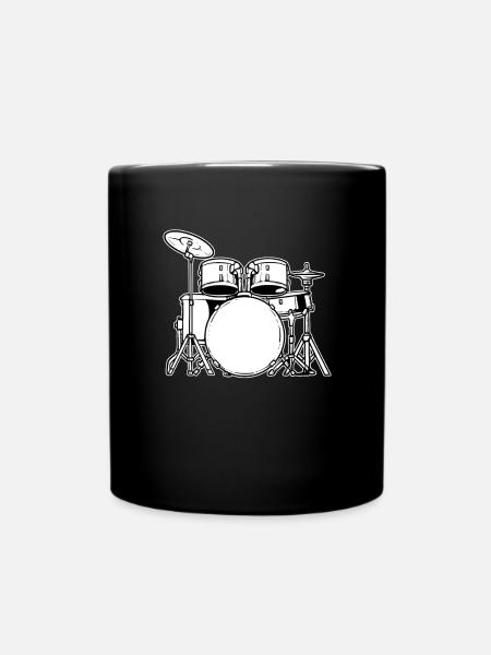 Batterie Batteur - Mug uni - noir