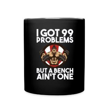 Workout - Full Colour Mug - black - Front