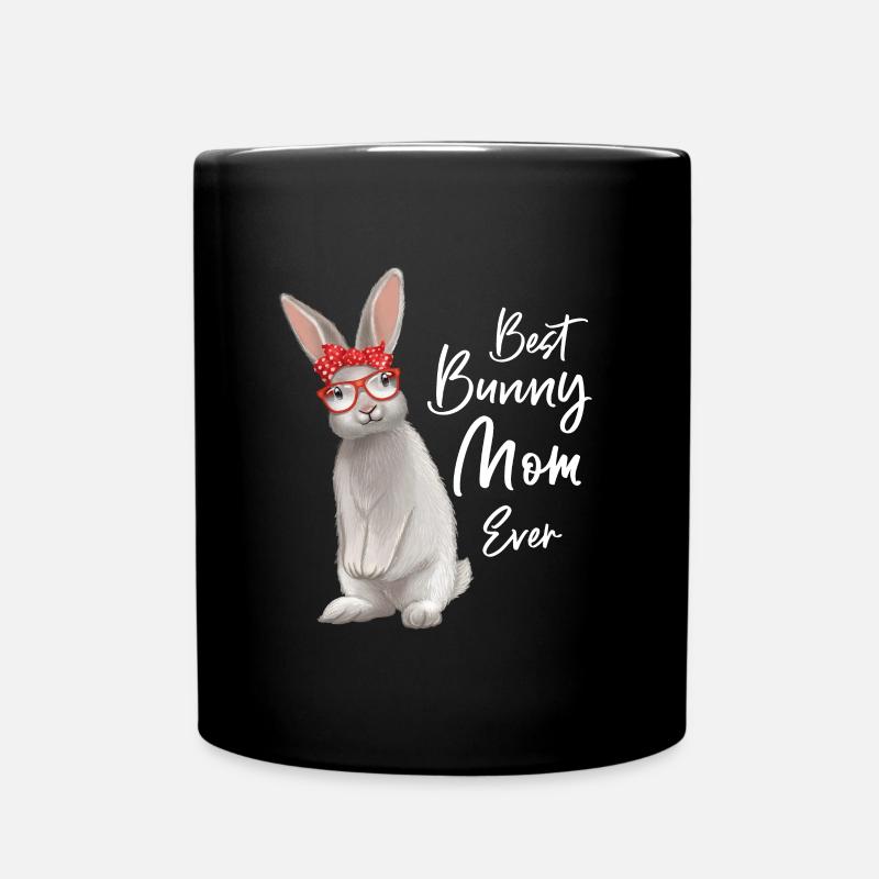 Meilleur lapin maman Ever Lapins Mère Lapin Rengaine - Mug uni - noir