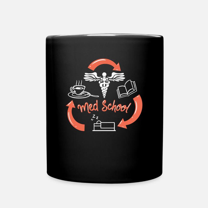 Medizin Student Medizinstudent Geschenk - Tasse einfarbig - Schwarz
