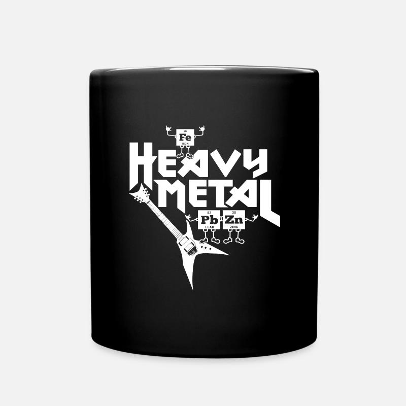 Heavy metal funny - Full Colour Mug - black
