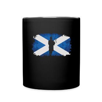 Cornemuse / Ecosse - drapeau / pays fa - Mug uni - noir - Devant