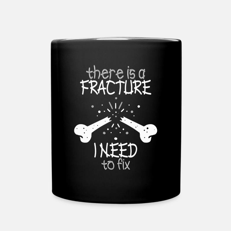 fratture del chirurgo ortopedico - Tazza monocolore - nero