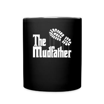 Mud Run Shirts for Men | Mud Run Team Shirts - Full Colour Mug - black - Front