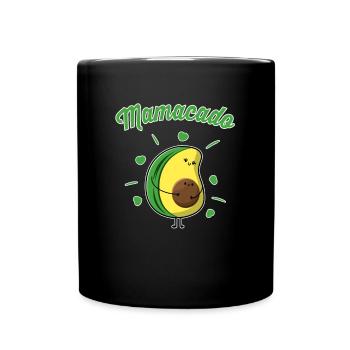Mamacado - Idée drôle de cadeau de maman pour la future maman - Mug uni - noir - Devant