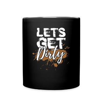 Mud Run Shirts | Mud Run Team Shirts - Full Colour Mug - black - Front