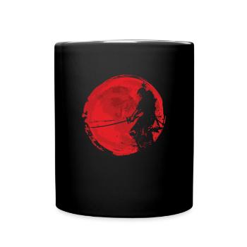 Japan - Samurai - Tasse einfarbig - Schwarz - Vorne
