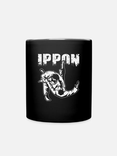 Judoka Judo - Tasse einfarbig - Schwarz