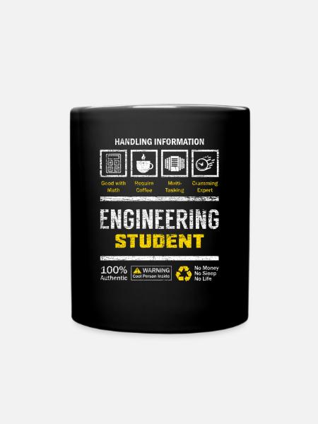 Engineer student - Full Colour Mug - black