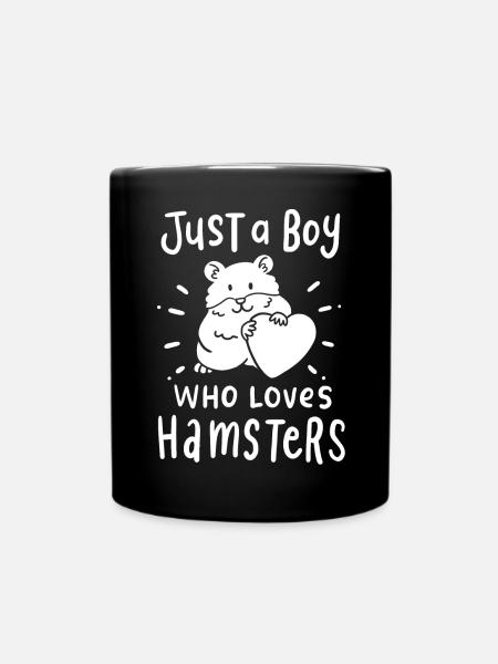 Hamster Golden Hamster - Full Colour Mug - black