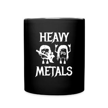 Chemiker Heavy Metals Heavy Metal Lehrer Schüler - Tasse einfarbig - Schwarz - Vorne