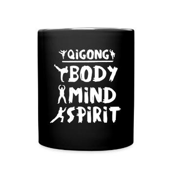 Yoga Qigong Qi Gong Tai Chi Thai Chigong - Mug uni - noir - Devant