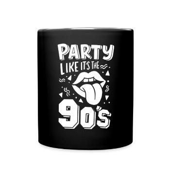 Années 90 - Mug uni - noir - Devant