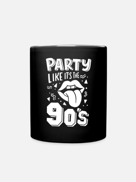 90s - Full Colour Mug - black