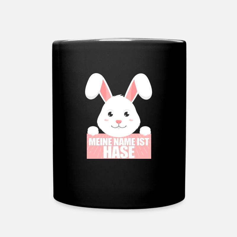 MEIN NAME IST HASE - Tasse einfarbig - Schwarz