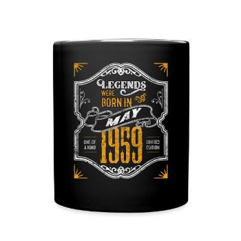 Legenden wurden im Mai 1959 geboren - Tasse einfarbig - Schwarz - Vorne
