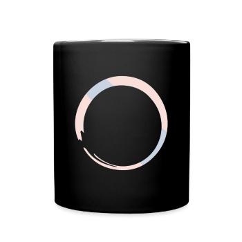 enso spirituality zen buddhism - Full Colour Mug - black - Front